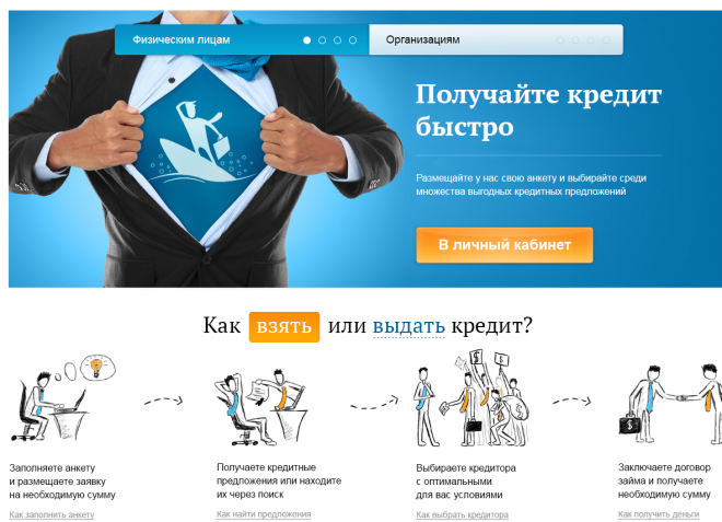 Рисованные элементы вовлекают в процесс изучения сайта