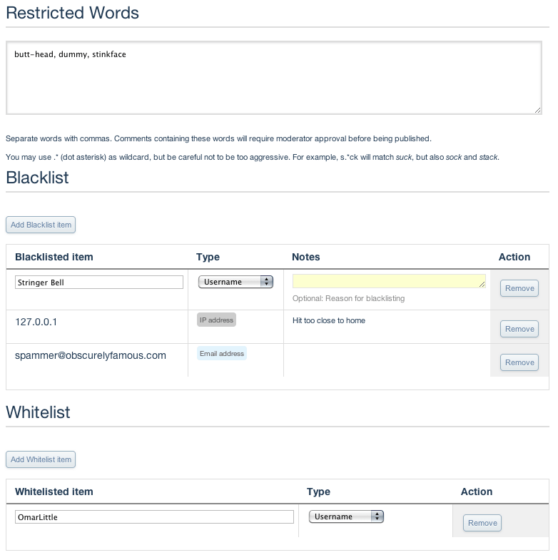 blacklists