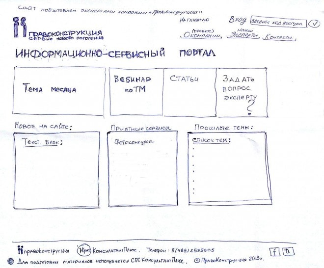 Скетч Право и Конструкция